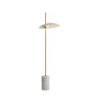 LED floor lamps - ITALUX Vilai Standing LED Integrated 4W 3000K 400lm White/Gold/Marble FL-203342-1-WH - product 1