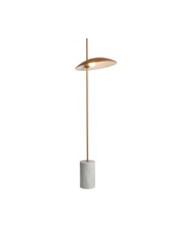 ITALUX Vilai Stojąca LED zintegrowany 4W 3000K 400lm Złoty/Marmurowy FL-203342-1-GD