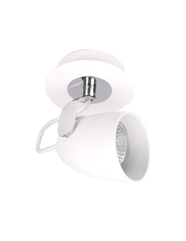 Ceiling spotlights - ITALUX Oxford Reflector GU10 1x50W Chrome/White FH31331BJB - product kolory-swiatla.pl 1