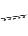 ITALUX Marvi TR Fredrik Rail Kit GU10 5x35W Black 920221-5-BL-SET