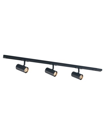 ITALUX Marvi TR Fredrik Rail Kit GU10 3x35W Black 920121-3-BL-SET