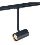 Lamps for 1 phase busbars - ITALUX Marvi TR Jazz Spotlight for GU10 busbar 1x35W Black 913921-1-LNG-BL - product 1