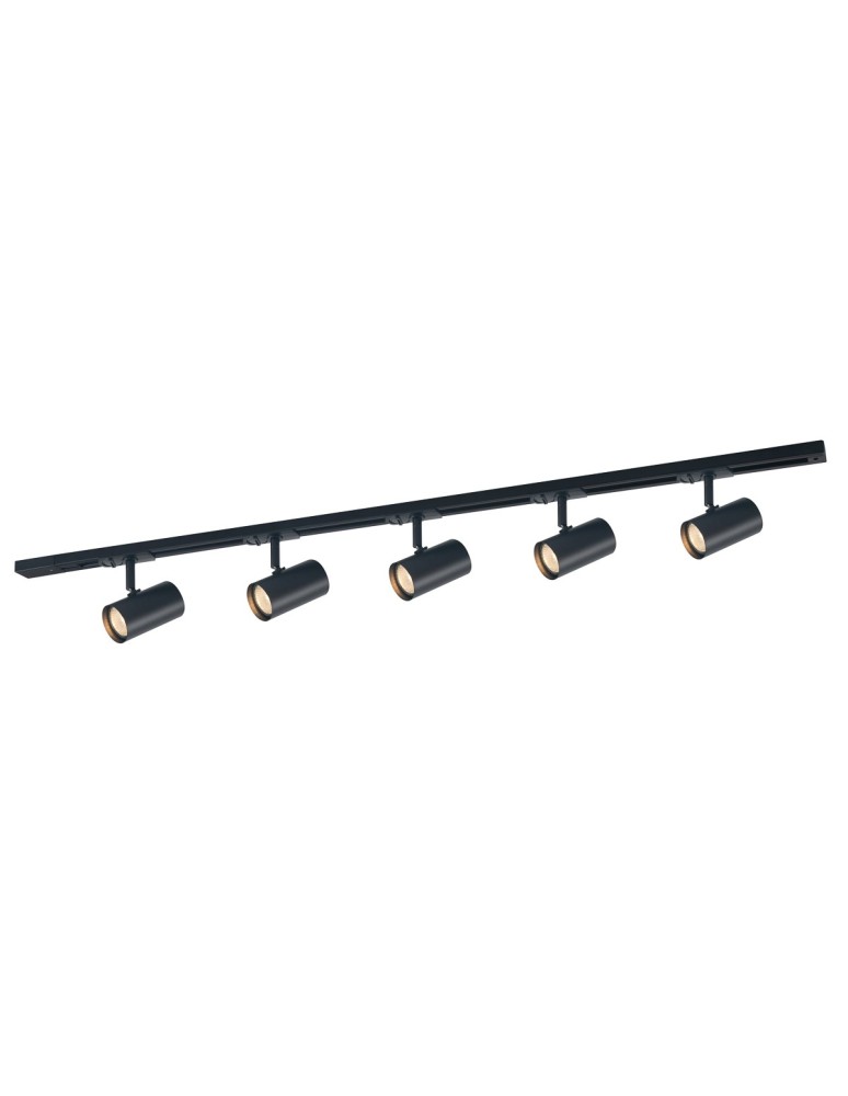Ready-made rail kits - ITALUX Marvi TR Jazz Stringers Set GU10 5x35W Black 913721-5-BL-SET - product kolory-swiatla.pl 1