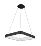 LED pendant lamps - ITALUX Giacinto Pendant LED integrated 50W 4000K 2750lm Black 5304-850SQP-BK-4 - product 1
