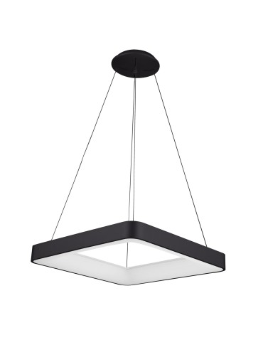 ITALUX Giacinto Pendant LED integrated 50W 4000K 2750lm Black 5304-850SQP-BK-4