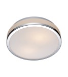 Hermetic plafonds - ITALUX Camry Plafond E27 2x60W IP44 Chrome/White 5007-M - product 1