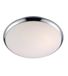 Hermetic plafonds - ITALUX Kreo Plafon E27 2x60W IP44 Chrome/White 5005-L - product 1