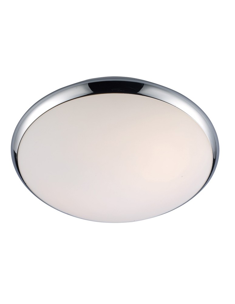 Hermetic plafonds - ITALUX Kreo Plafon E27 2x60W IP44 Chrome/White 5005-L - product kolory-swiatla.pl 1