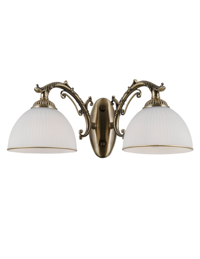 Retro wall lamps - ITALUX Feneza Wall lamp E27 2x40W Brown WL-5122-2 - product kolory-swiatla.pl 2