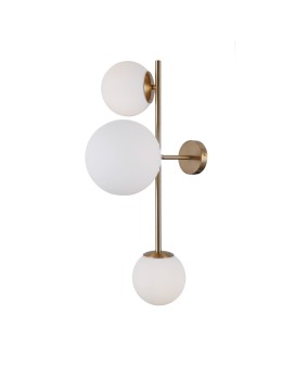 ITALUX Vailante Wall lamp E27+E14 3x5W Brass WL-31221-3-HBR - product 2
