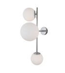 Wall lamps spheres - ITALUX Vailante Wall lamp E27+E14 3x5W Chrome WL-31221-3B-CH - product 2