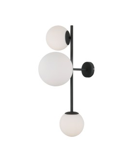 ITALUX Vailante Wall lamp E27+E14 3x5W Black WL-31221-3A-SBL - product 2