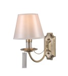 Wall lamps with lampshade - ITALUX Solana Wall lamp E14 1x40W Brown WL-28366-1 - product 2