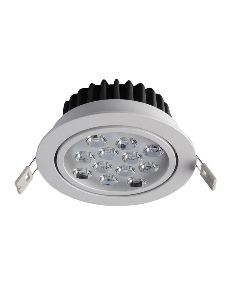 Flush-mounted lamps - pendants - ITALUX Pitch recessed ceiling LED integrated 12W 3000K 1200lm White TS04136A 12W 1200LM 3000K S.WH - product kolory-swiatla.pl 2