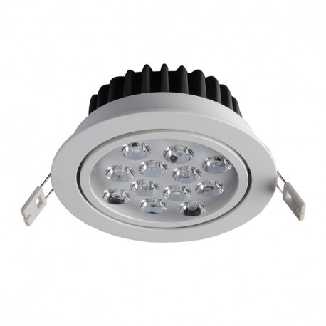 ITALUX Pitch Wpuszczana sufitowa LED zintegrowany 12W 3000K 1200lm Biały TS04136A 12W 1200LM 3000K S.WH