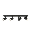 Spotlight ceiling lamps - ITALUX Spiela Spotlight GU10 35W Black SPL-31993-4B-BK - product 2