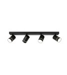 Spotlight ceiling lamps - ITALUX Selma LED integrated spotlight 20W 4000K 1240lm Black SPL-31983-4B-BK. - product 2