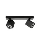 Spotlight ceiling lamps - ITALUX Aveiro LED integrated spotlight 10W 4000K 1000lm Black SPL-31981-2B-BK. - product 2