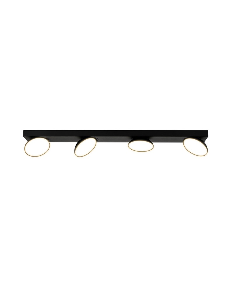 Spotlight ceiling lamps - ITALUX Castelio LED integrated spotlight 20W 4000K 1520lm Black SPL-31976-4B-BK. - product kolory-swiatla.pl 2
