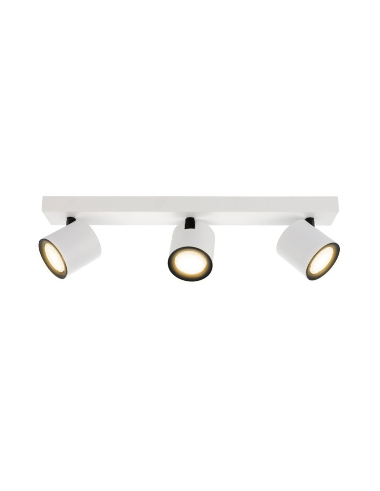 Spotlight ceiling lamps - ITALUX Karlota Reflector GU10 35W White/Black SPL-31959-3B-WH - product kolory-swiatla.pl 2