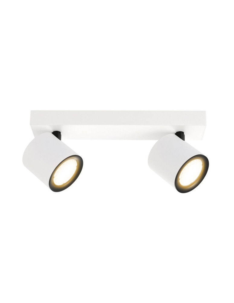 Spotlight ceiling lamps - ITALUX Karlota Reflector GU10 35W White/Black SPL-31959-2B-WH - product kolory-swiatla.pl 2
