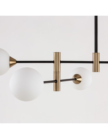 ITALUX Marino Pendant G9 4x25W Black/Brass PND-9148-4-OPAL - product 2