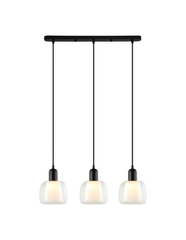ITALUX Lamezia Pendant E27 3x40W Black PND-67594-3-BK+CL - product 2