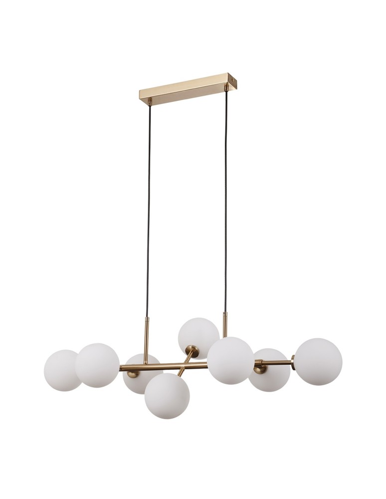 Pendant lamps - ITALUX Mirellio Pendant G9 8x5W Brass PND-66463-8-HB - product kolory-swiatla.pl 2
