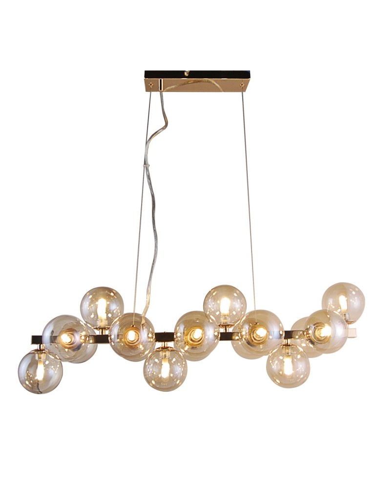 Pendant lamps spheres - ITALUX Marbelio Pendant G9 16x28W Gold/Conia PND-6161-16 GO+CO - product kolory-swiatla.pl 2
