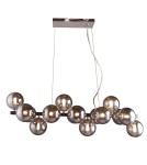 Pendant lamps spheres - ITALUX Marbelio Pendant G9 16x28W Chrome/Smoke PND-6161-16 CH+SM - product 2