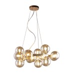 Pendant lamps spheres - ITALUX Marbelio Pendant G9 15x28W Gold/Conia PND-6161-15 GO+CO - product 2