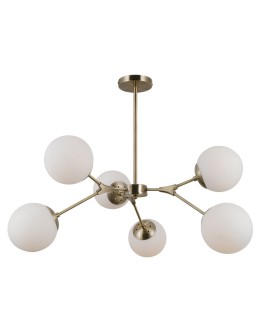 ITALUX Annes Pendant E14 6x5W Brown PND-56980-6C - product 2