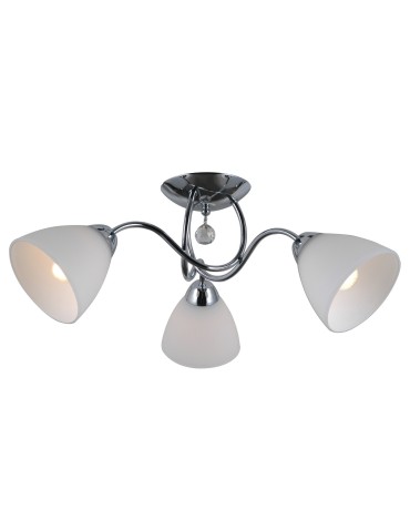 ITALUX Lugano Ceiling E27 3x40W Chrome/White PND-5643-3 - product 2