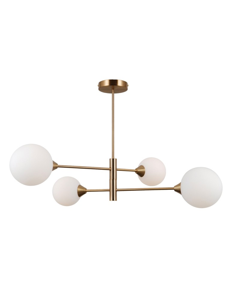 Pendant lamps spheres - ITALUX Evora Pendant G9 4x5W Brass PND-55342-4-HB - product kolory-swiatla.pl 1