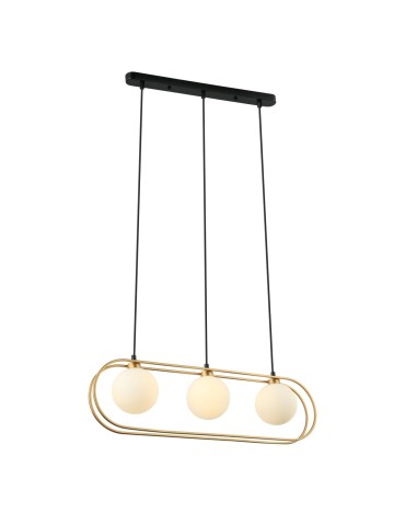 ITALUX Grosetta Wisząca G9 3x25W Złoty/Czarny PND-53423-3-GD - produkt 2