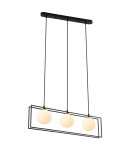Pendant lamps spheres - ITALUX Grosetta Pendant G9 3x25W Black PND-53423-3-BK - product 2