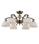 Retro ceiling lamps - ITALUX Feneza Plafon E27 6x40W Brown PND-5122-6 - product 2