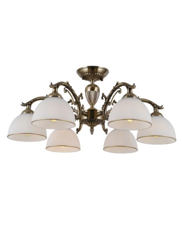 ITALUX Feneza Plafon E27 6x40W Brązowy PND-5122-6 - produkt 2