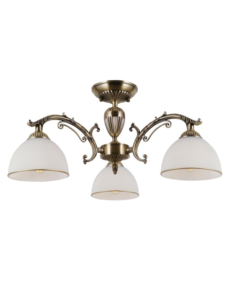 Retro ceiling lamps - ITALUX Feneza Plafon E27 3x40W Brown PND-5122-3 - product kolory-swiatla.pl 2