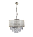 Glamour chandeliers - ITALUX Torreia Pendant E14 8x40W Brass PND-45660-8 - product 2