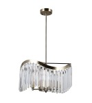 Glamour chandeliers - ITALUX Sabriga Pendant E14 6x40W Brown PND-44544-6 - product 2