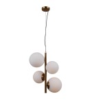 Pendant lamps - ITALUX Riga Pendant E27+E14 2x5W Brass PND-44213-4-HBR - product 2