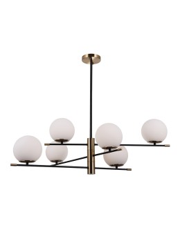 ITALUX Stelia Pendant E14 6x5W Black/Brown PND-43660-6