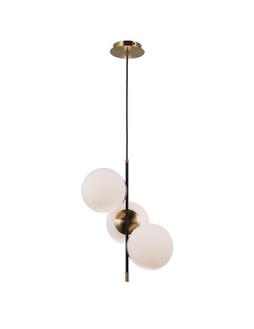 ITALUX Stelia Wisząca E14 3x5W Czarny/Brązowy PND-43660-3 - produkt 2