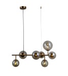 Pendant lamps spheres - ITALUX Frontera Pendant G9 7x5W Brass PND-40423-7A - product 2
