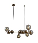 Pendant lamps spheres - ITALUX Frontera Pendant G9 10x5W Brass PND-40423-10A - product 2