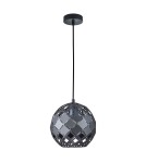Lampy wiszące - ITALUX Paulela Wisząca E27 1x40W Czarny PND-34221-1S-BK - produkt 2