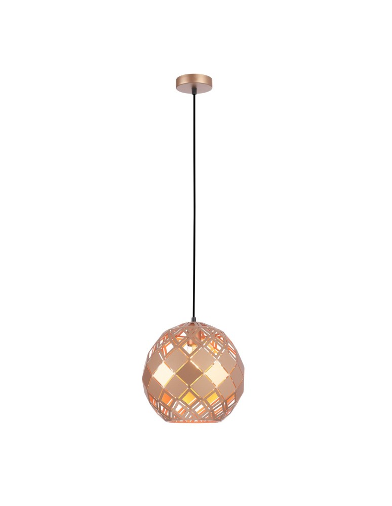 Pendant lamps - ITALUX Paulela Pendant E27 1x40W Gold PND-34221-1L-GD - product kolory-swiatla.pl 2