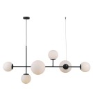 Pendant lamps - ITALUX Vailante Pendant E27+E14 6x5W Black PND-31221-6A-SBL - product 2