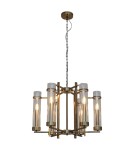 Loft chandeliers - ITALUX Aspen Pendant E14 6x40W Brown PND-31186-6A-ABR - product 2